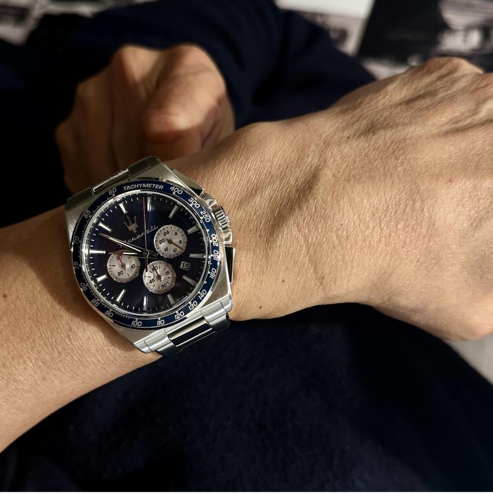 MASERATI 瑪莎拉蒂 Velocità系列 三眼計時手錶 週年慶送禮推薦-43mm R8873652005-細節圖5