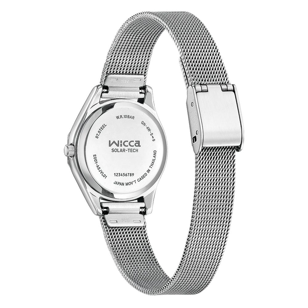 CITIZEN 星辰 wicca 少女系列 太陽能優雅晶鑽手錶-26.5mm (KH3-517-11) 女錶-細節圖4