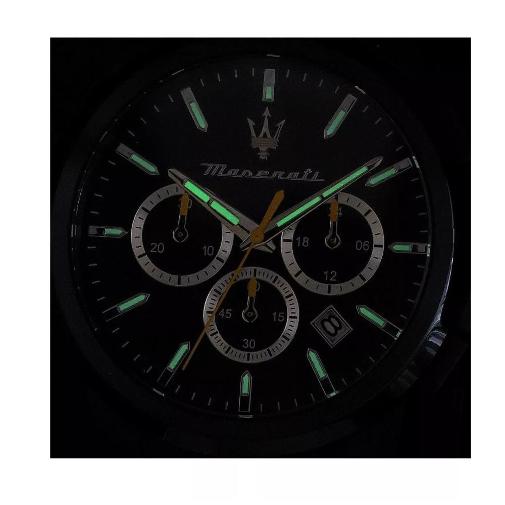 MASERATI 瑪莎拉蒂 Competizione系列 紳男三眼手錶 週年慶送禮推薦-43mm R8871621044-細節圖6