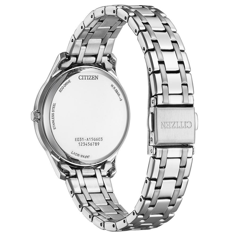 CITIZEN星辰 LADY＇S系列 光動能 簡約時尚腕錶 女神節 禮物 推薦 34mm / EM0411-71X-細節圖3