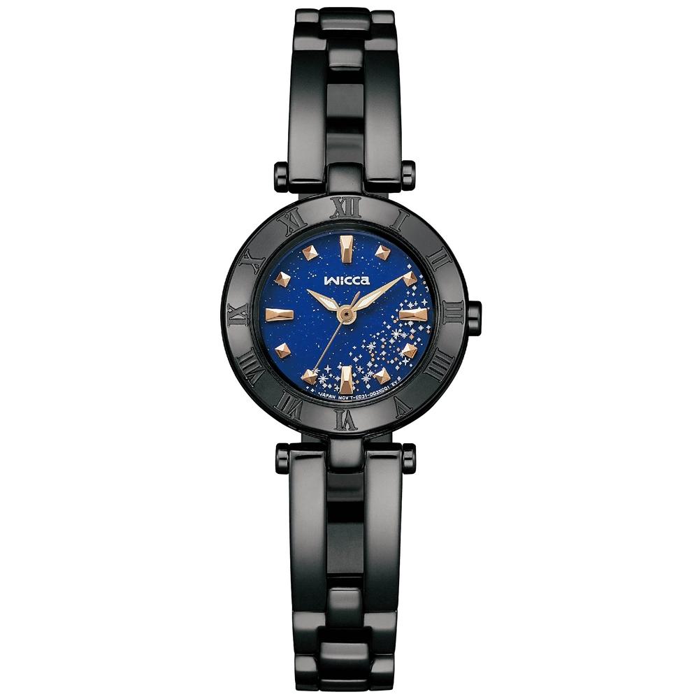 CITIZEN星辰 Wicca 公主系列 台灣限定 太陽能星夜腕錶 女神節 禮物 推薦 24mm / KP2-647-7-細節圖2