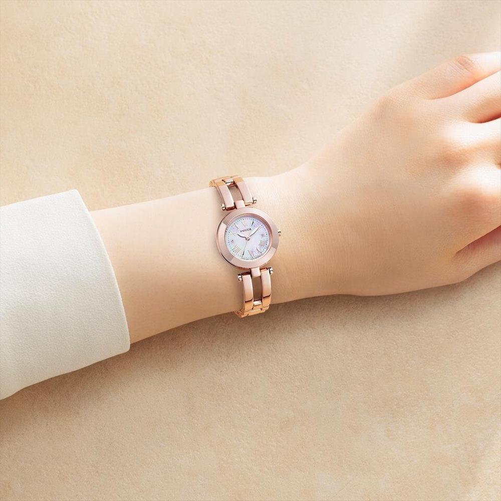 CITIZEN 星辰 Wicca 公主系列 情人節推薦款 太陽能大三針女錶 週年慶送禮推薦-24mm KP5-263-1-細節圖6