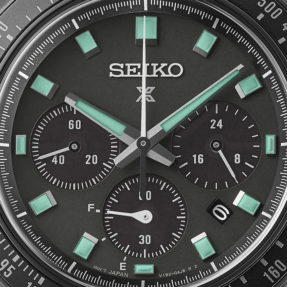 SEIKO 精工 Prospex SPEEDTIMER 黑潮夜視 太陽能計時錶V192-0AH0C-細節圖2