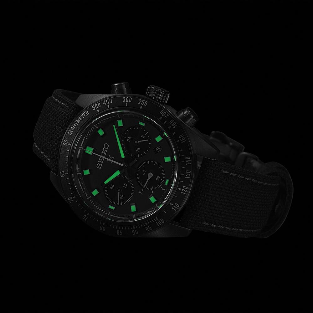 SEIKO 精工 Prospex SPEEDTIMER 黑潮夜視 太陽能計時錶V192-0AH0C-細節圖5