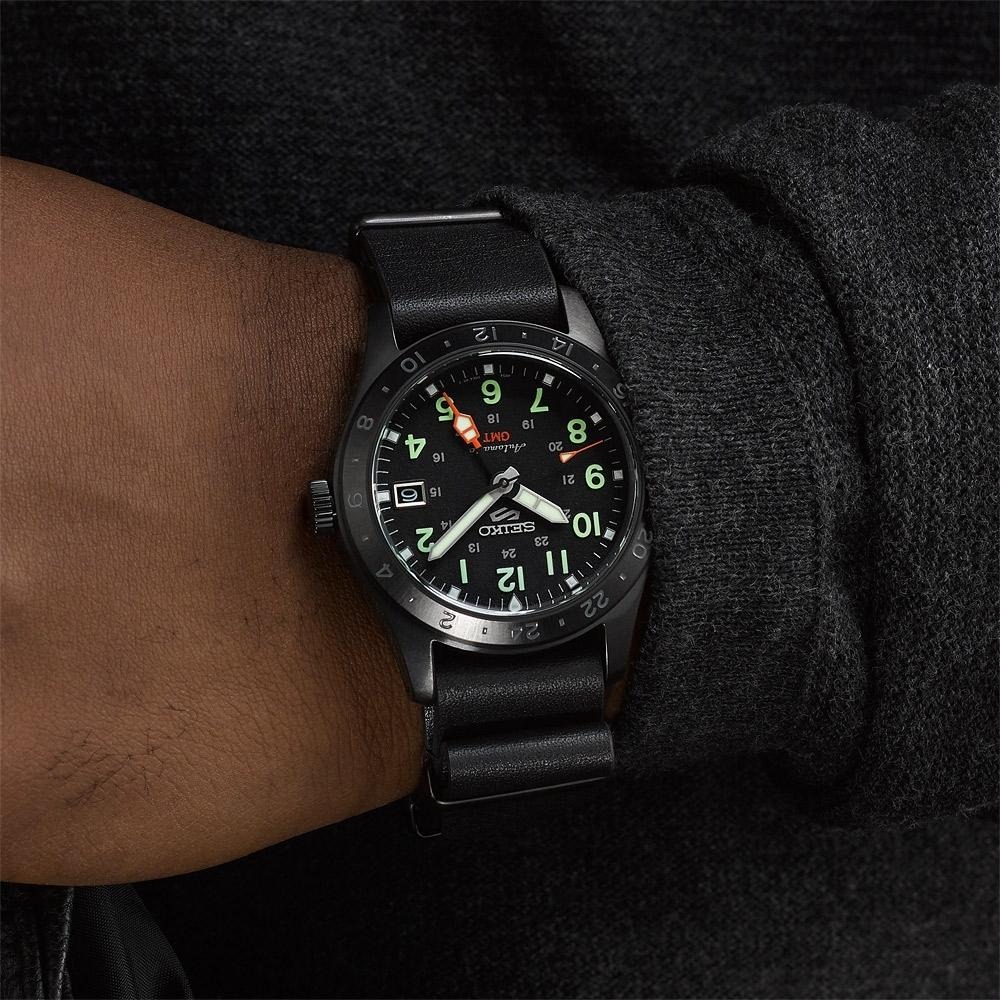 SEIKO 5 Sports 精工 GMT機械腕錶 SSK025K1/4R34-00C0C-細節圖5