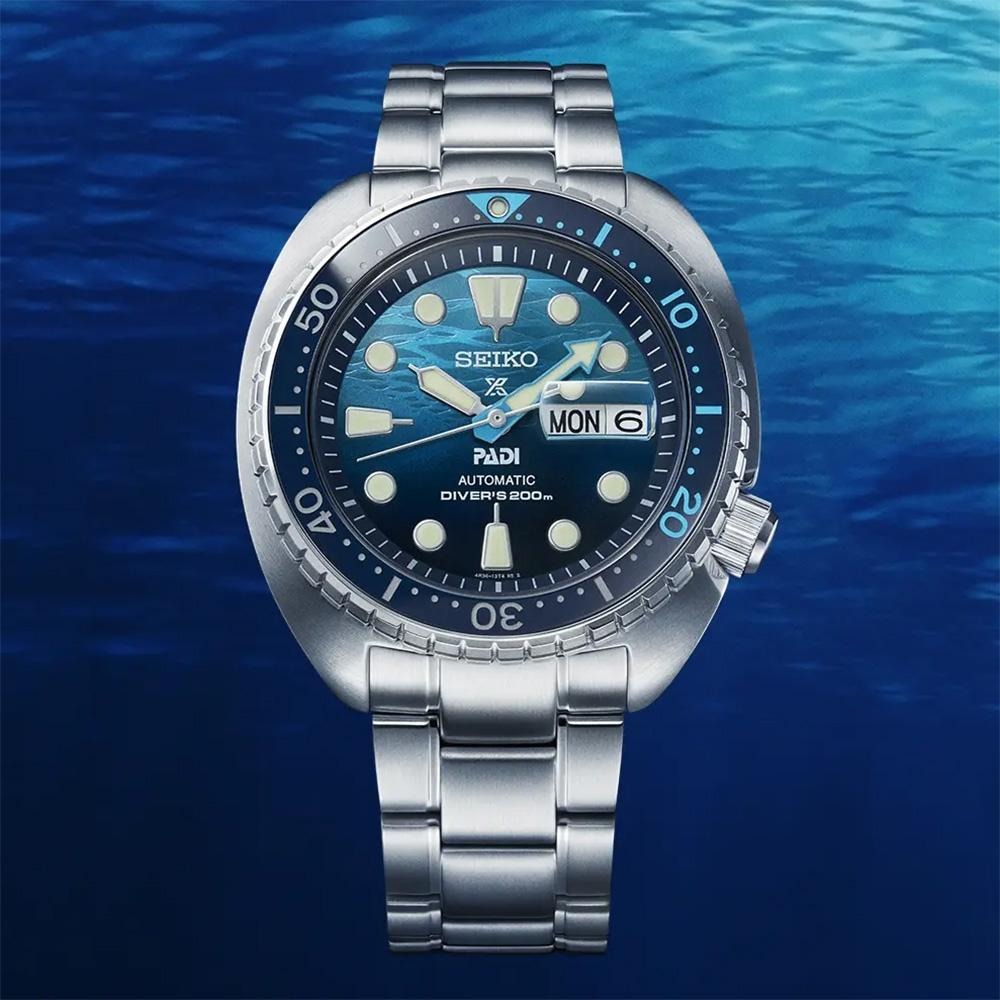 SEIKO精工 Prospex PADI 海龜 特別版200米潛水機械錶 送禮首選-45mm4R36-06Z0F-細節圖6