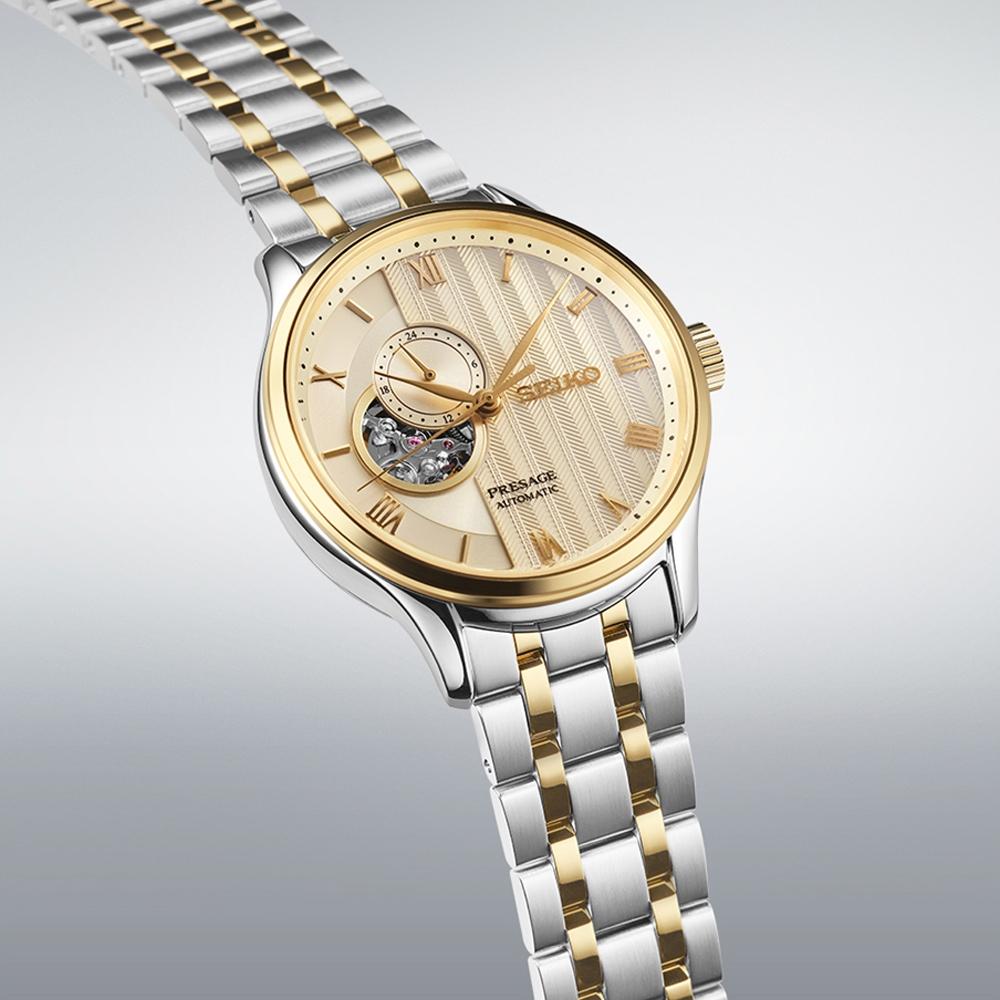 SEIKO 精工 Presage 日式庭園機械錶 41.8mm (SSA464J1/4R39-00W0K-細節圖3