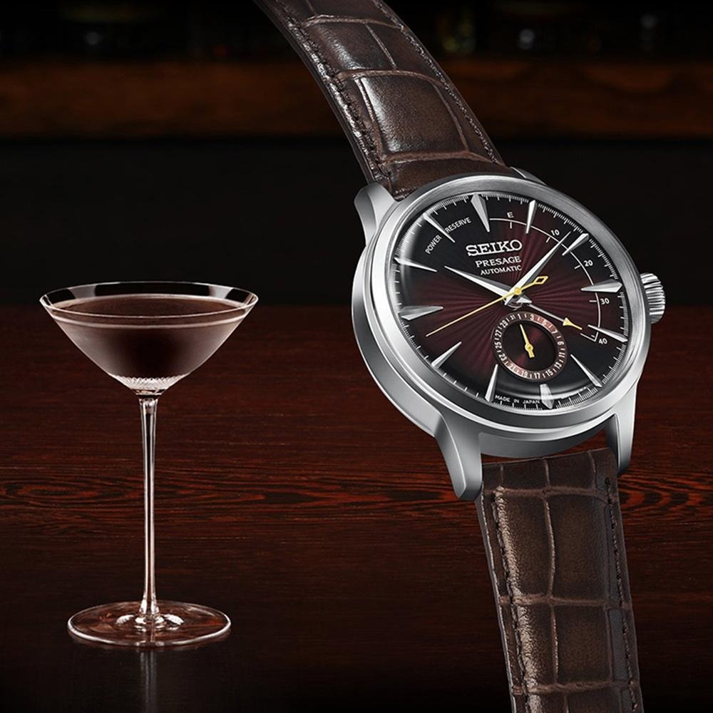 SEIKO 精工 Presage調酒師動力儲存顯示機械錶(4R57-00E0M/SSA393J1 )-細節圖3