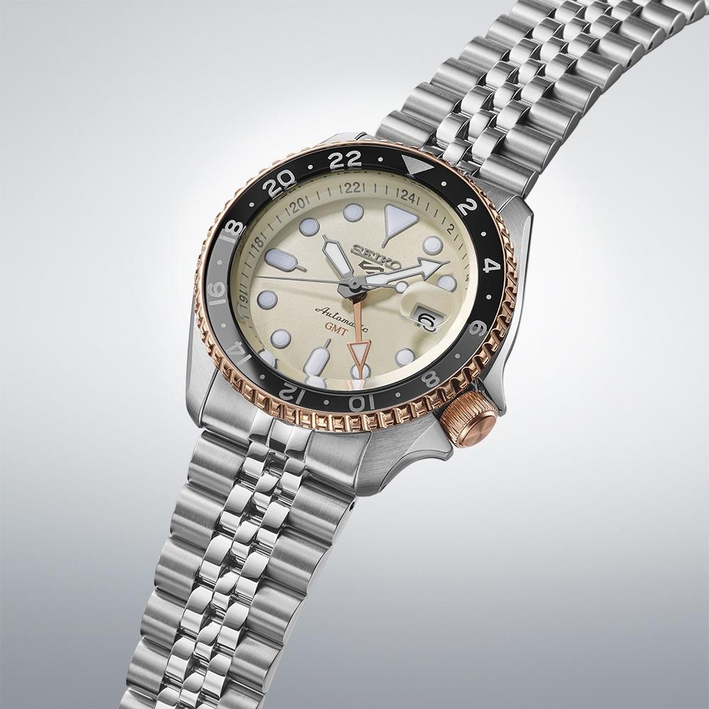 SEIKO 精工 5 Sports 亞洲限量 SKX GMT機械錶 SSK046K1/4R34-00N0S-細節圖2