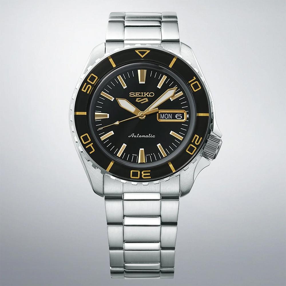 SEIKO 精工 5 Sport 復刻機械錶-42.5mm 4R36-16D0D/SRPK99K1-細節圖3