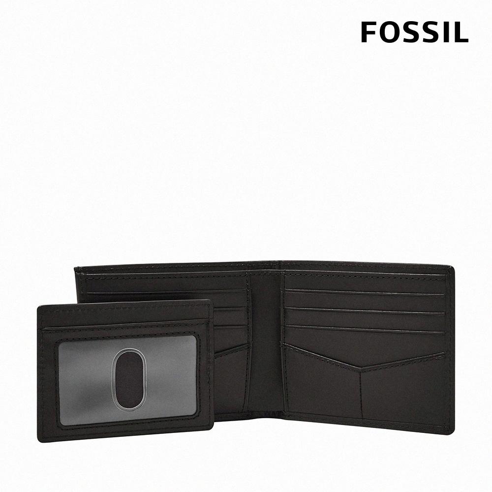 FOSSIL Derrick 二合一可拆式短夾-黑色 ML3685001-細節圖3