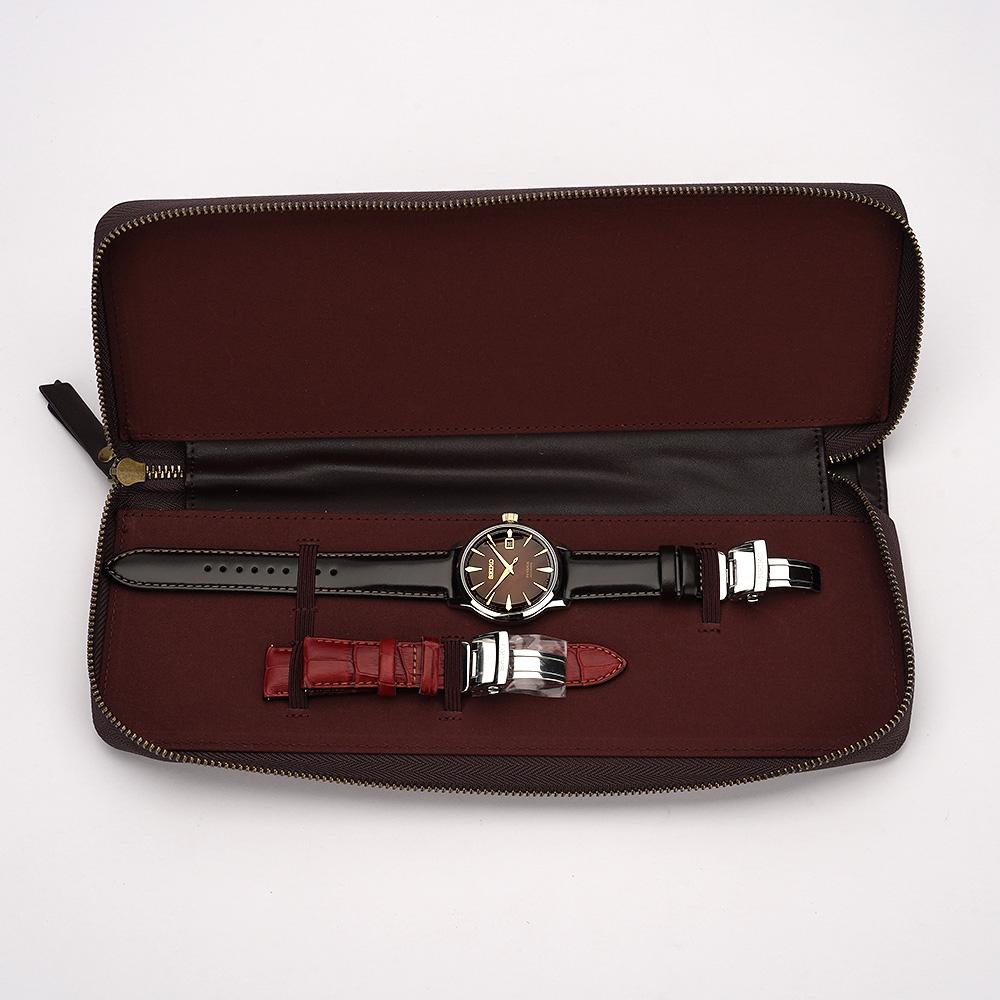 SEIKO 精工 Presage 石榴蜂蜜 台灣70週年調酒機械錶40.5mm(SRPL21J1/4R35-01T0R)-細節圖4