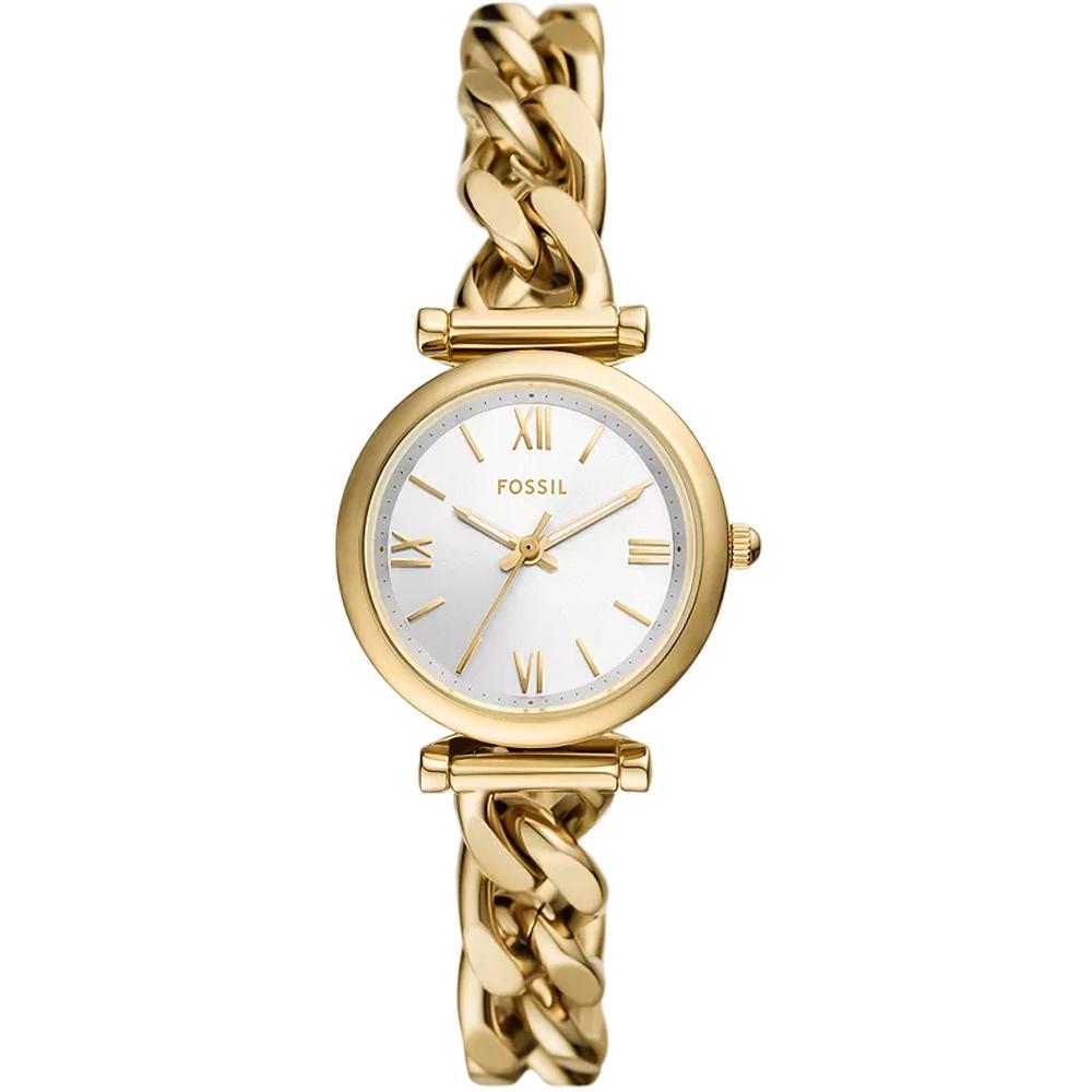 FOSSIL Carlie 復古金 羅馬時刻 手鍊式 女錶 手錶 ES5329-細節圖2