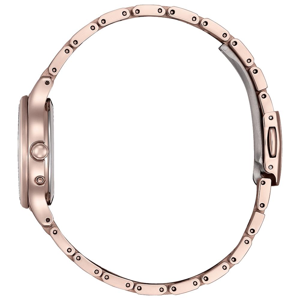 CITIZEN 星辰錶 XC系列Sakura pink櫻花粉紅金鈦金屬電波手錶 女錶 ES9497-96A 附提袋-細節圖2