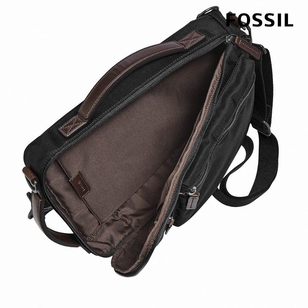 FOSSIL Buckner 行動族真皮電腦包-咖啡色 MBG9598222-細節圖4