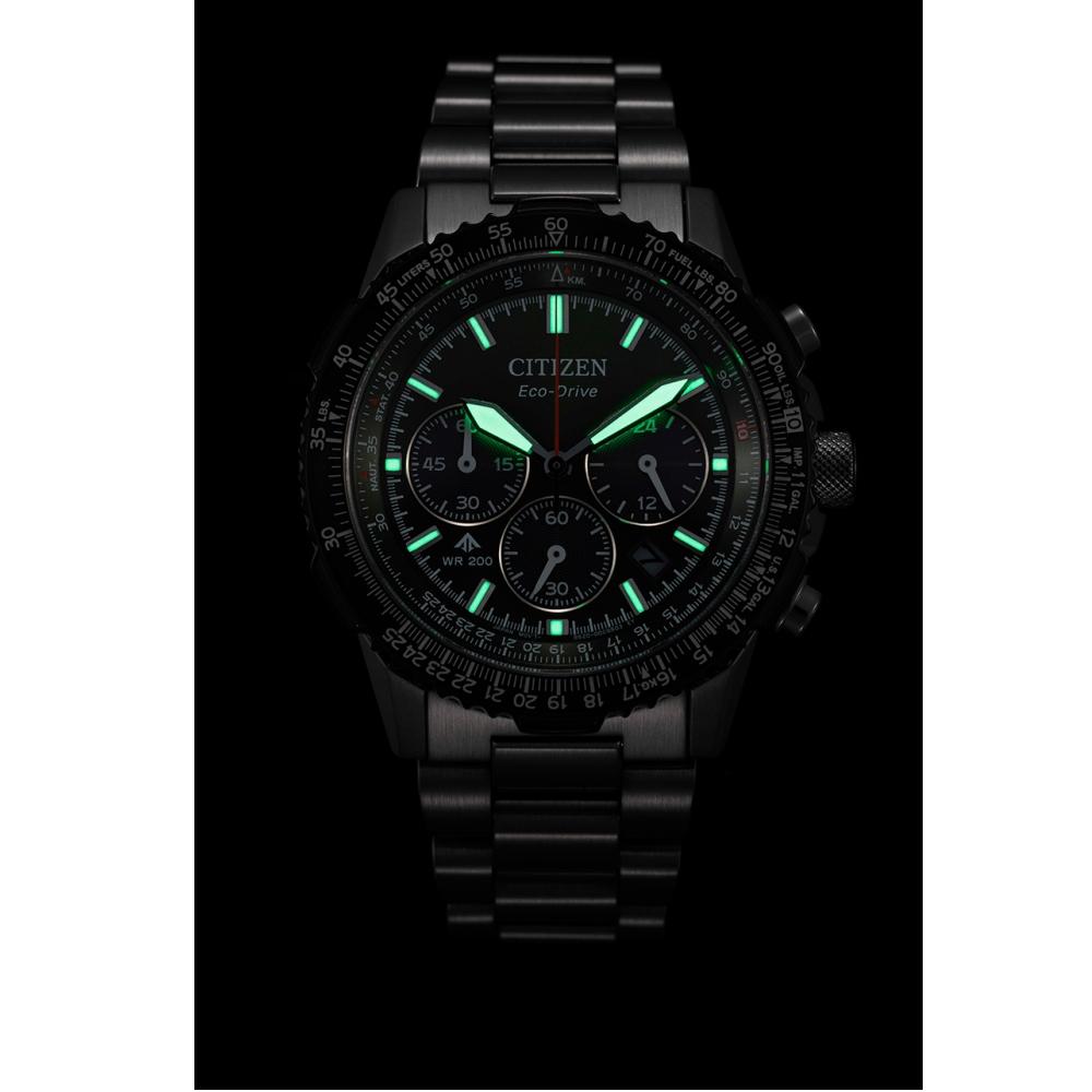 CITIZEN 星辰 Promaster系列飛行綠色光動能腕錶CA4664-60W 附提袋-細節圖5