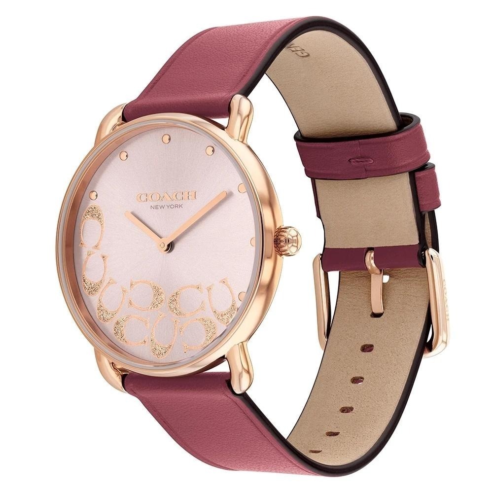 【7-ELEVEN門市團購】COACH/美麗C字晶鑽帶女錶-36mm14504338 附提袋24小時工作日內出貨-細節圖3