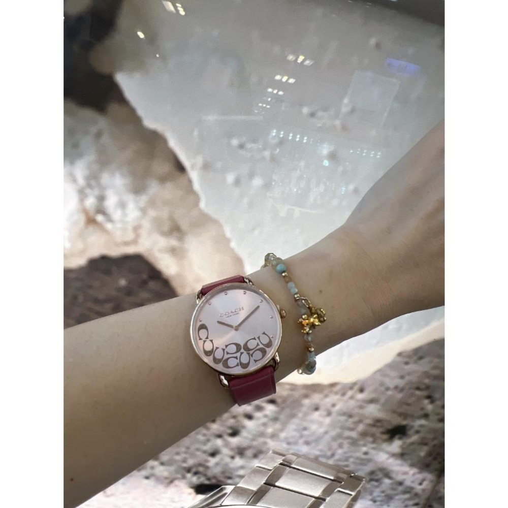 【7-ELEVEN門市團購】COACH/美麗C字晶鑽帶女錶-36mm14504338 附提袋24小時工作日內出貨-細節圖4