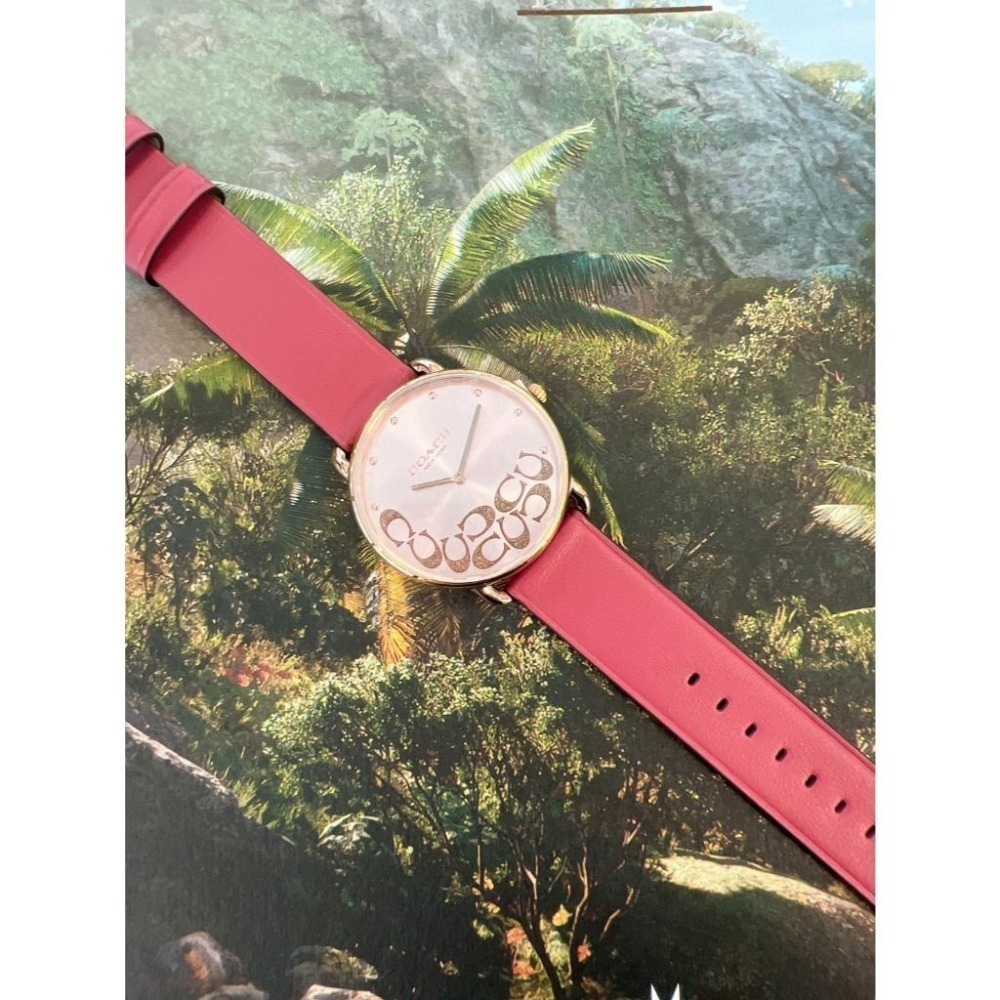 【7-ELEVEN門市團購】COACH/美麗C字晶鑽帶女錶-36mm14504338 附提袋24小時工作日內出貨-細節圖6