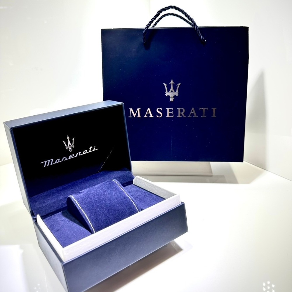 MASERATI WATCH 瑪莎拉蒂經典三眼款R8871612042 提袋-細節圖7