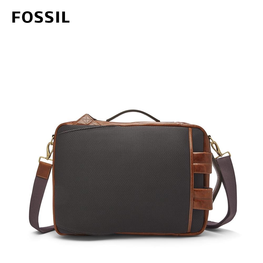 FOSSIL BUCKNER 三用真皮電腦後背包-棕色 MBG9461222-細節圖6