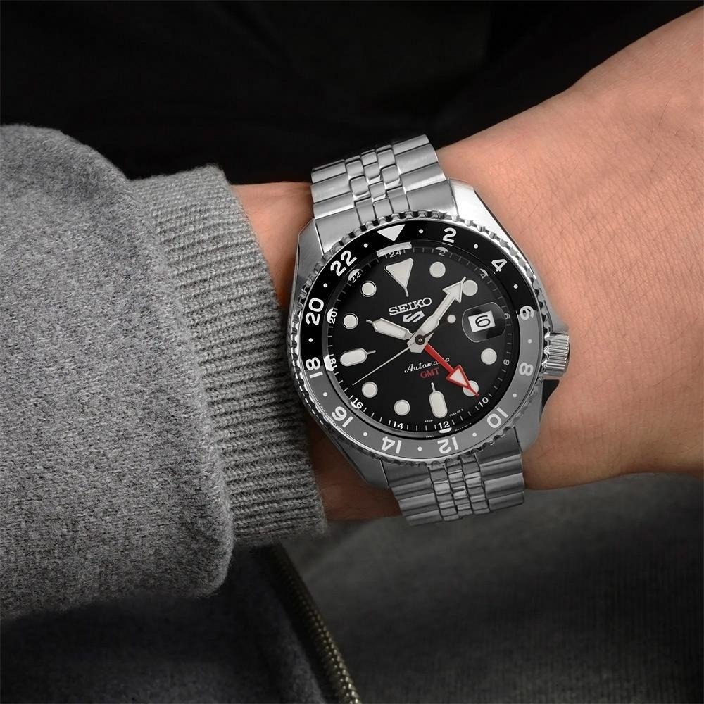 SEIKO 精工 5 Sports 系列 GMT機械錶 推薦-42.5mm (SSK001K1/4R34-00A0D)-細節圖2
