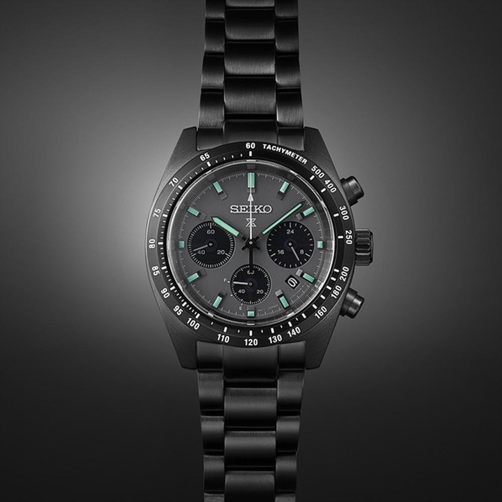 SEIKO精工 PROSPEX SPEEDTIMER太陽能 夜視計時腕錶  送禮 推薦 V192-0AF0SD-細節圖3