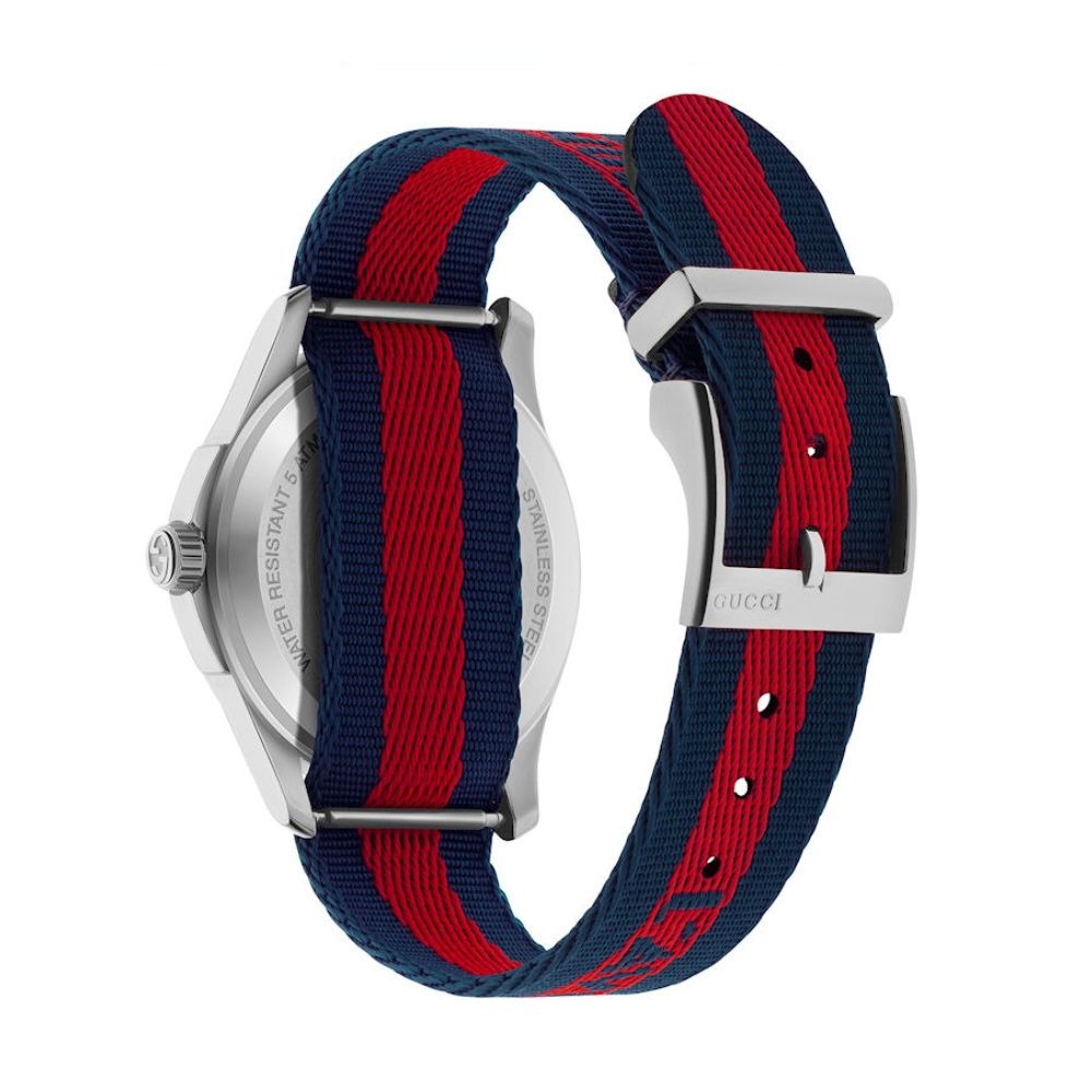 Gucci 古馳 Marche Des Merveilles虎頭刺繡腕錶/38mm YA126495-細節圖4