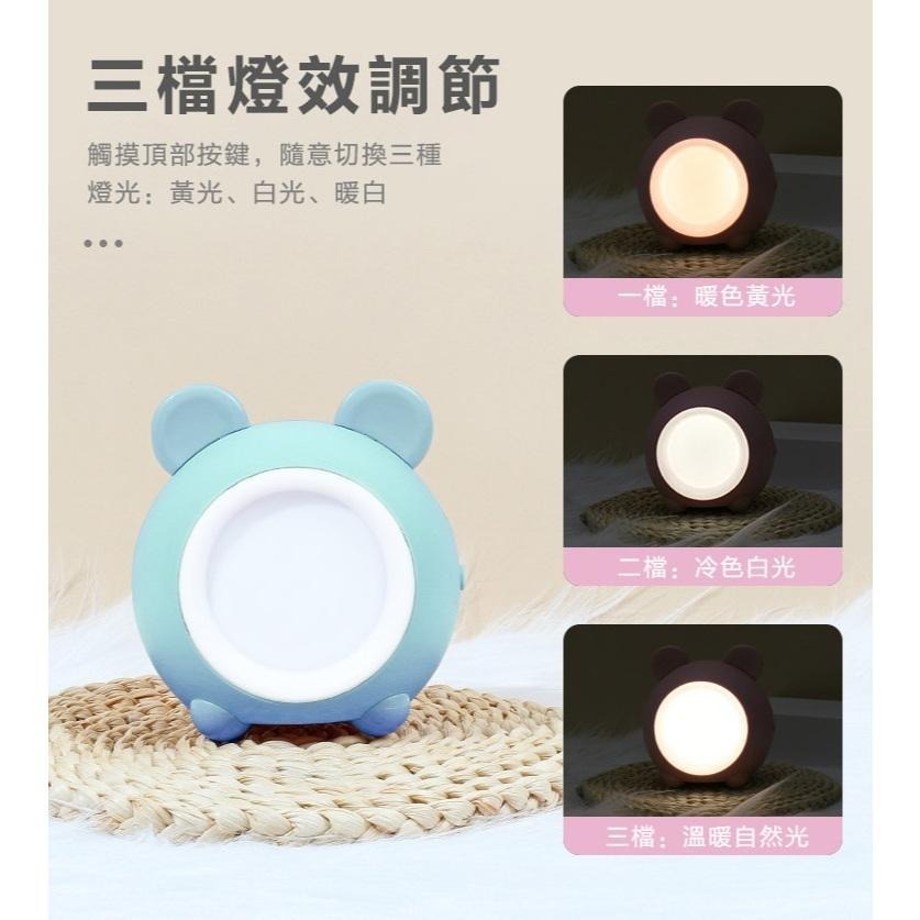 【Glolux 嚴選】🐇萌寵調光燈 三色無極調光 小夜燈 贈禮 小物 精美禮品 聖誕節-細節圖7