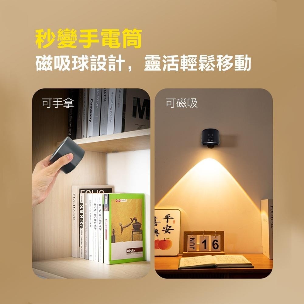 【Glolux 北美品牌】三色調光觸控壁燈 (2色可選：黑色/白色) 2入組-細節圖7