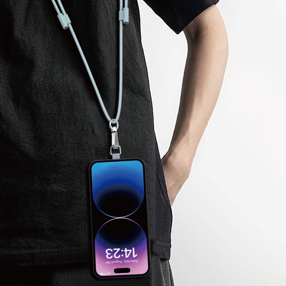 【7-ELEVEN 門市團購】【Glolux】60W 1.5M傳輸 快充線 可調式編織掛繩  馬卡龍色 充電掛繩-細節圖9