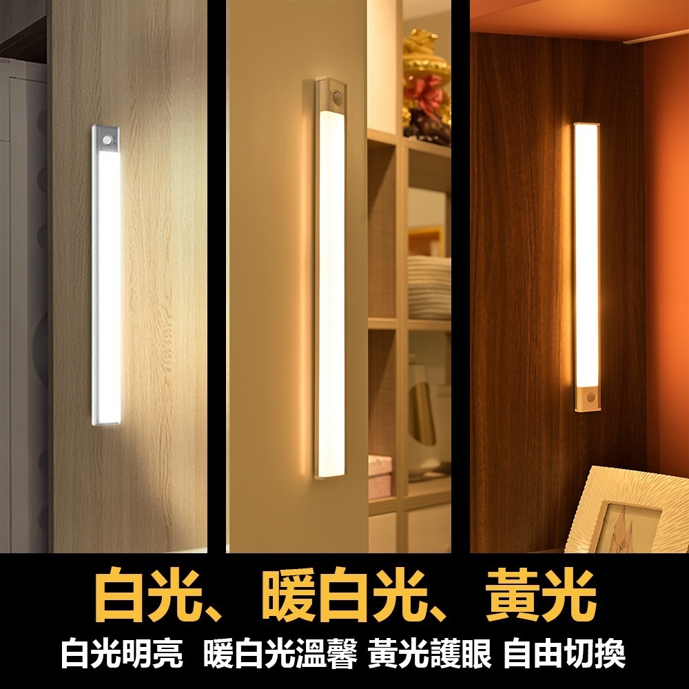 【Glolux 北美品牌】L25型 USB充電磁吸感應燈 (第四代 三色溫切換升級版)-細節圖8