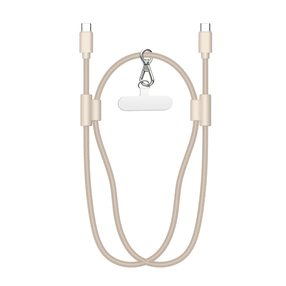 【Glolux】60W 1.5M傳輸線 可調式編織掛繩 快充線 馬卡龍色 充電掛繩 充電線-規格圖7