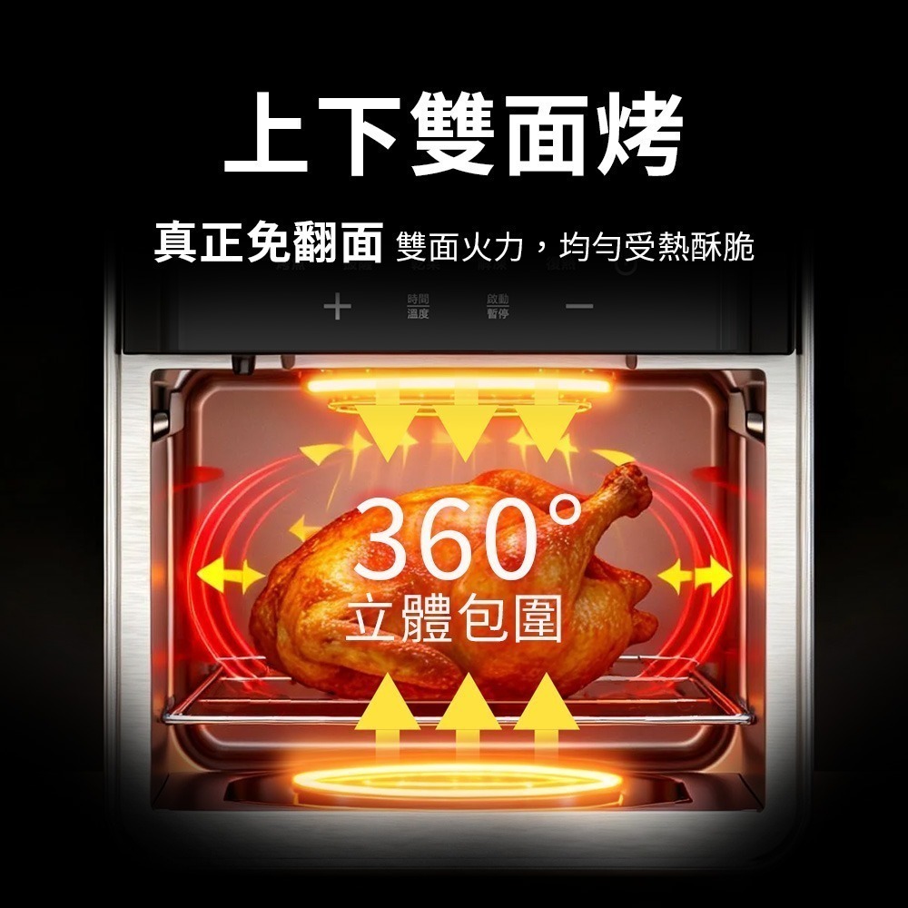 【Glolux】 8.8L不鏽鋼可視氣炸鍋 透明視窗 11種自動模式｜新手也能用-細節圖5
