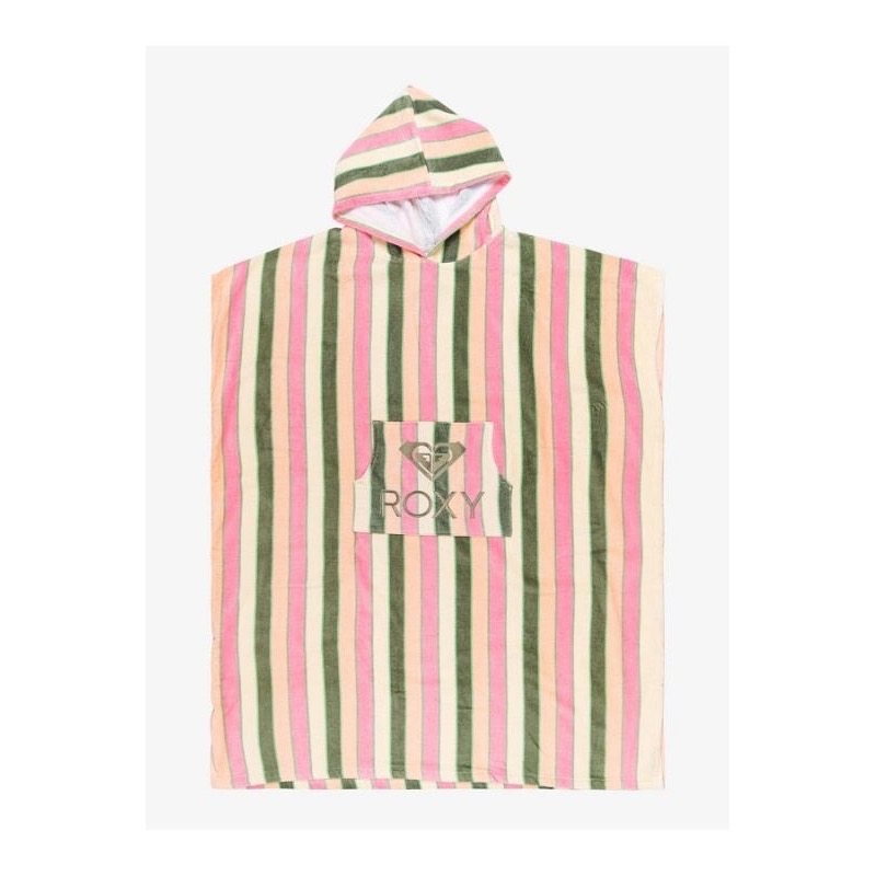 ROXY  彩色 條紋 浴巾衣 毛巾衣 衝浪 水上活動 游泳 戶外休閒-規格圖2