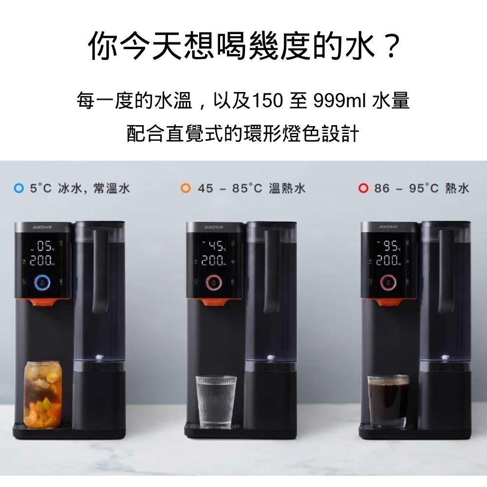 Acerpure Aqua 冰溫瞬熱濾淨水飲水機(WP744-40B)(送WWR478濾芯)-細節圖2