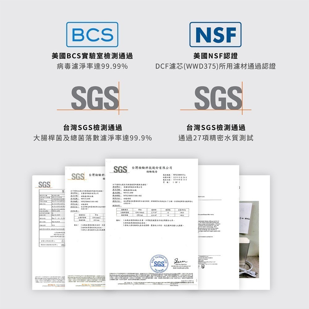 Acerpure Aqua 輕薄瞬熱濾淨飲水機 （WP333-20W）- 小卻淨(送WWD375濾芯)-細節圖4