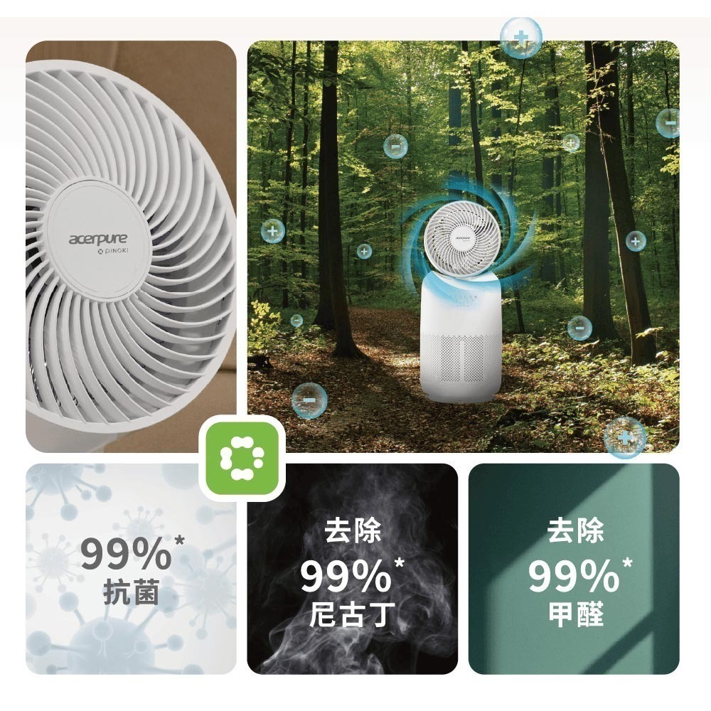 Acerpure COOL C3 涼淨爐(PINOKI版) 四合一涼暖空氣清淨機 AH335-10W-細節圖4