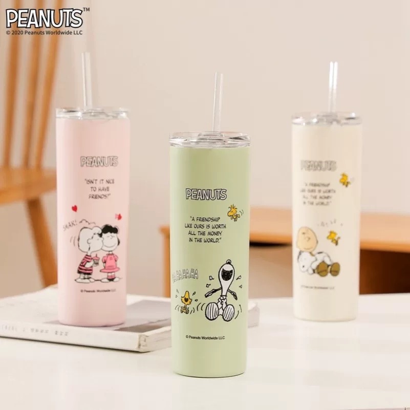 正版 史努比 保溫杯 550ml-細節圖2