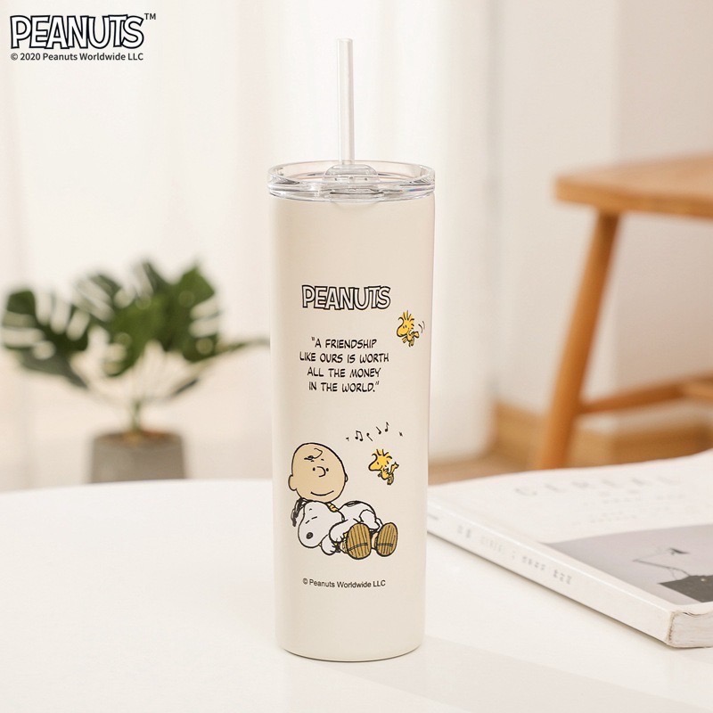 正版 史努比 保溫杯 550ml-規格圖3