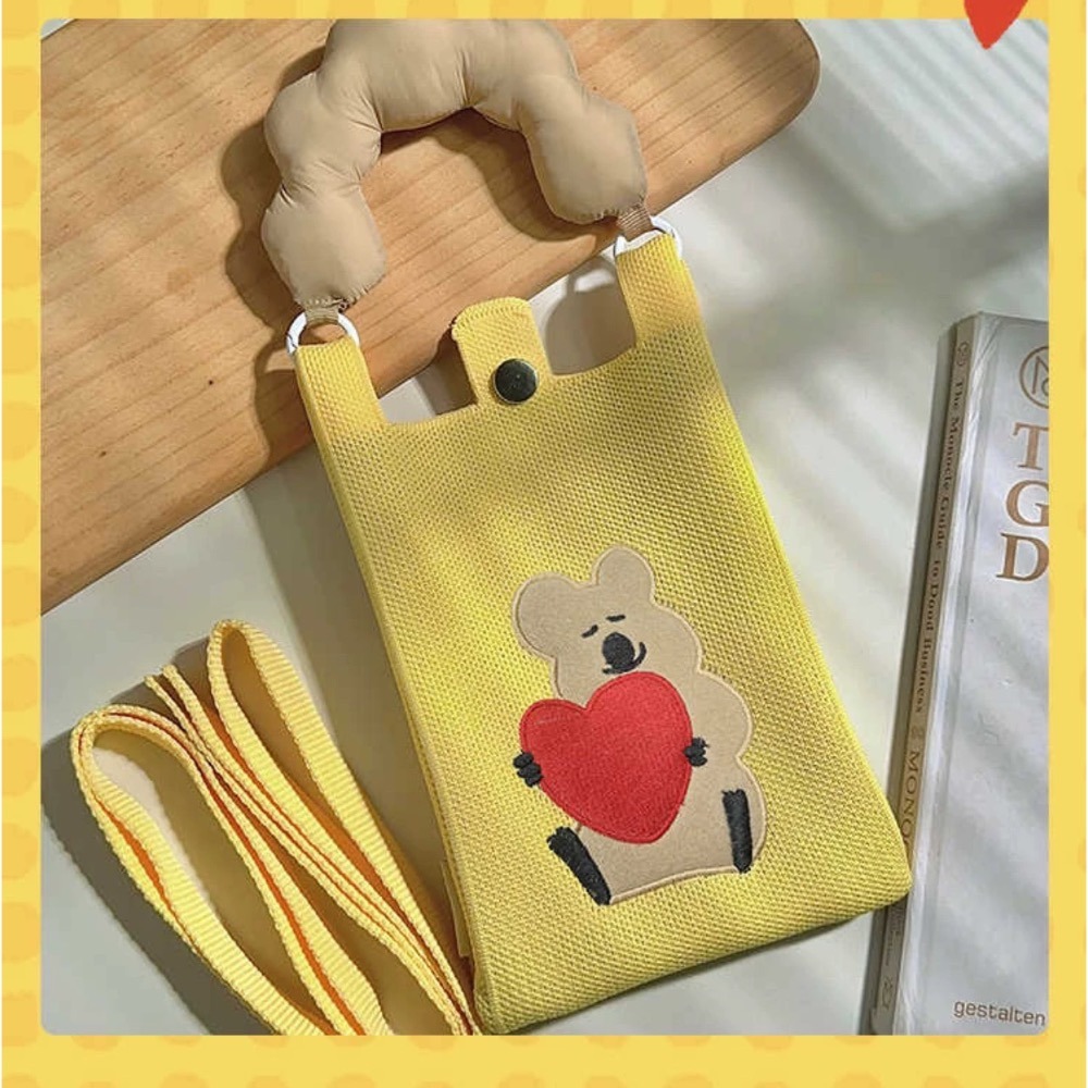 韓國呆萌町斜背包 手提包-規格圖2