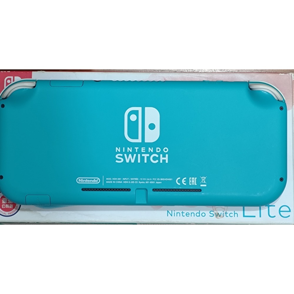 任天堂Switch Lite主機（藍綠色）已貼保護貼，原盒裝附充電線，功能都正常，附蘑菇頭保護套-細節圖3