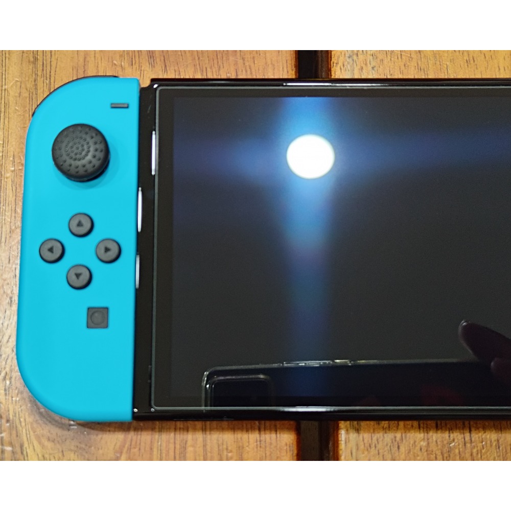 任天堂Switch Oled主機（紅藍手把）已貼保護貼，原廠盒裝、配件齊全，功能都正常，附主機收納包、蘑菇頭保護套-細節圖7