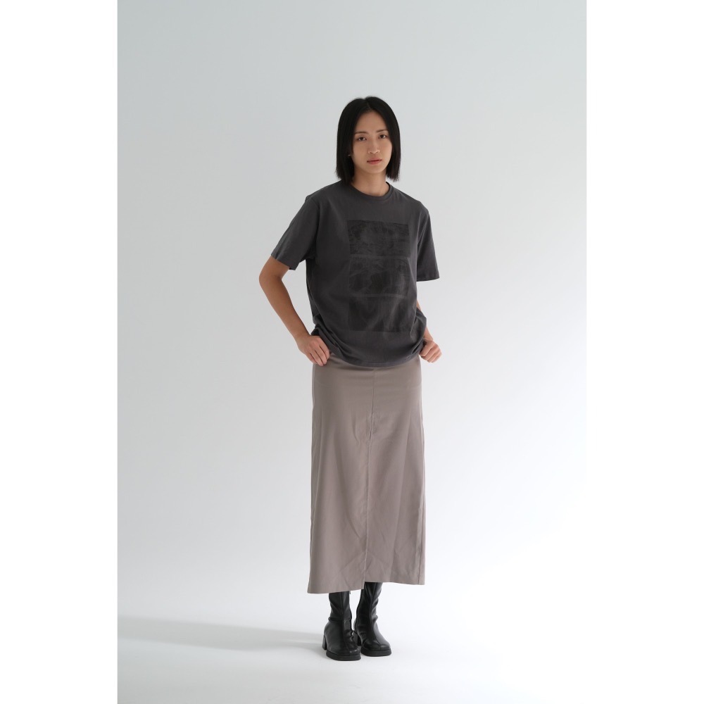 韓國東大門 現貨 正韓波光粼粼印花T-細節圖6