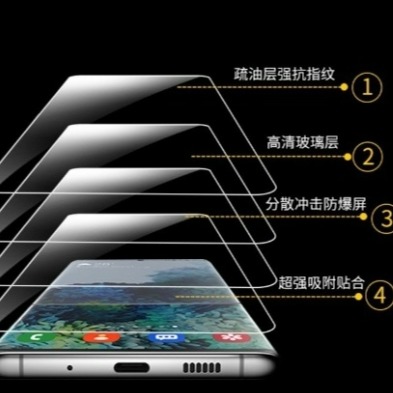 [台灣現貨] 三星S23 S23+ 手機保護貼 三星 S23 S23+ 高端玻璃膜 S23/S23+鋼化膜 支援指紋解鎖-細節圖5