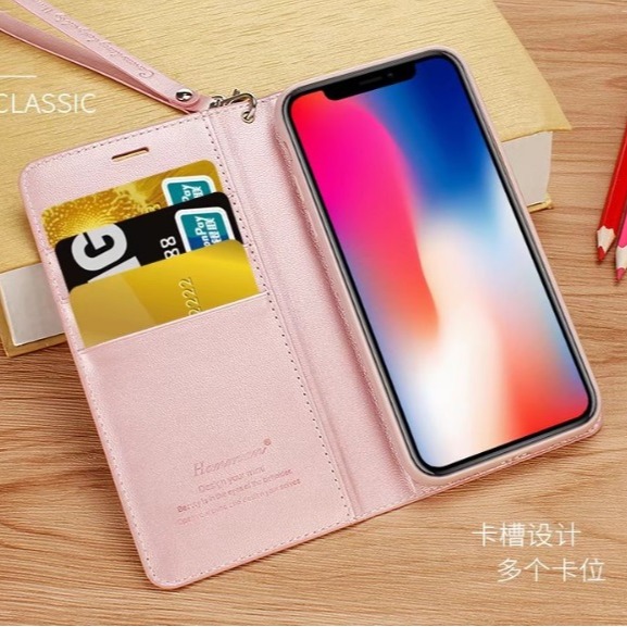 iPhone14 正品韓曼皮套 iPhone 14 Pro Max 經典翻蓋皮套 iPhone14+皮套 附掛繩-細節圖5