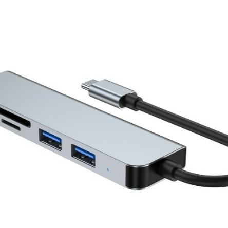 Type-C 5合1擴充埠 USB-C HUB 轉接器 Type C 五合一轉接器 支援iPad Mac-細節圖3