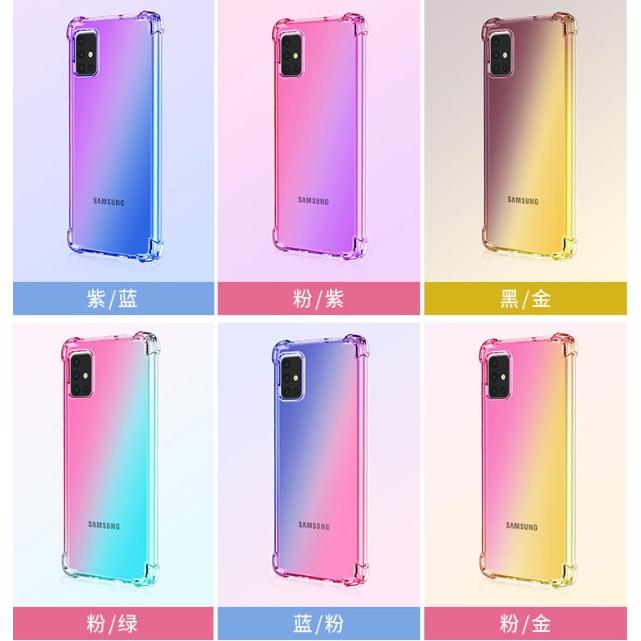 [台灣現貨] 三星A54 A34 手機殼 三星 A54 A34保護套 Samsung A54 A34 漸變四角防摔殼-細節圖2