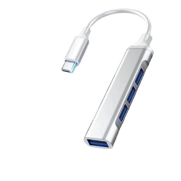 [台灣現貨] TypeC USB HUB Type C 四合一擴充埠 USB4孔擴充 iPad Mac 筆電 平板均可用-細節圖9