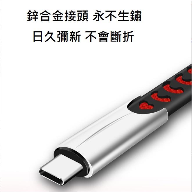 [台灣現貨] 高端TypeC充電線 鋅合金Type C充電線 USB-C 數據線 Type-C快充線 支援傳輸-細節圖3